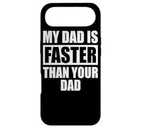 Custodia per iPhone Air My Dad Is Faster Than Your Dad Corridore Velocista Padre