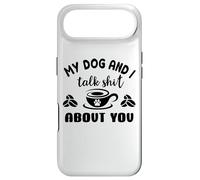 Custodia per iPhone Air My Dog & I Talk Shit About You Sign Coffee Mug Dog Paw Print