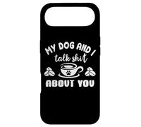 Custodia per iPhone Air My Dog & I Talk Shit About You Sign Dog Mom Coffee Mug Paw