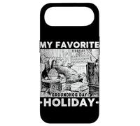 Custodia per iPhone Air My Favorite Holiday Groundhog Funny Groundhog Day