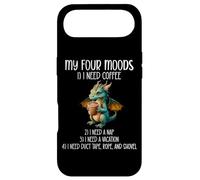Custodia per iPhone Air My Four Moods I Need Coffee I Need a Nap Dragon Coffee Lover