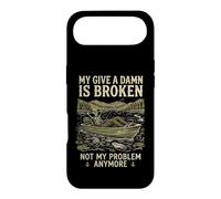 Custodia per iPhone Air My Give A Damn Is Broken Funny Retirement Fishing Dad