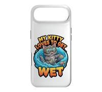Custodia per iPhone Air My Kitty Loves To Get Bet Bet Bet Divertente Grafica con Gatto Subacqueo