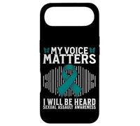 Custodia per iPhone Air My Voice Matters Support Sexual Assault Awareness Gifts