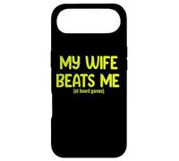 Custodia per iPhone Air My Wife Beats Me… at Board Games - Funny Couples Humor Tees