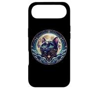 Custodia per iPhone Air Mystical Cat Beneath a Radiant Full Moon