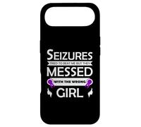 Custodia per iPhone Air Nastro viola per la consapevolezza delle crisi epilettiche per il disturbo epilettico