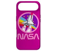 Custodia per iPhone Air Nerdy NASA Rainbow Rocket Launch Ragazze Insegnante di Scienze
