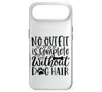 Custodia per iPhone Air Nessun vestito è completo senza peli di cane Meme divertente