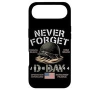 Custodia per iPhone Air Never Forget D-Day 6 giugno 1944 USA Omaha Utah Beach Helmet