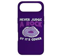 Custodia per iPhone Air Never Judge A Rock dalla copertina Funny Rockhounding