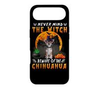 Custodia per iPhone Air Never Mind The Witch Beware Of Chihuahua Dog Halloween