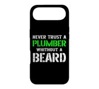Custodia per iPhone Air Never Trust A Plumber Without A Beard Bearded - Citazione divertente