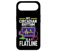 Custodia per iPhone Air Night Shift Nurse Circadian Rhythm Flatline Humor