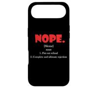 Custodia per iPhone Air No Definizione Meme Rifiuto Piatto Rifiuto Ultimo NO
