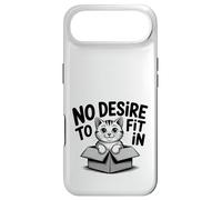 Custodia per iPhone Air No Desire to Fit In Funny Cat Lover - Simpatico motto a forma di gatto