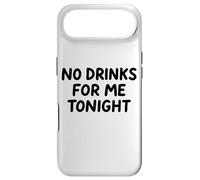 Custodia per iPhone Air No Drinks For Me Tonight White Lie Party Divertente Sarcastico Divertimento