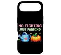 Custodia per iPhone Air No Fighting Just Farming Gioco Cozy Pixel Zucca