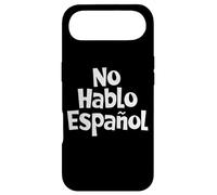 Custodia per iPhone Air No Hablo Espanol Frasi divertenti in spagnolo Lingua spagnola