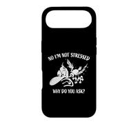 Custodia per iPhone Air No I'm Not Stressed Why Do You Ask? Divertente cartone animato uccello
