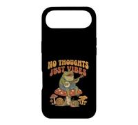 Custodia per iPhone Air No Thoughts Just Vibes Frog Mindfulness Meditation Mushroom