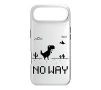 Custodia per iPhone Air No Way Pixel Dinosaur Retro Desert Gamer Graphic
