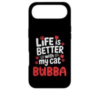 Custodia per iPhone Air Nome gatto Bubba Life Is Better With My Cat Bubba