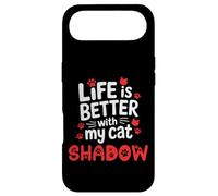 Custodia per iPhone Air Nome gatto Shadow Life Is Better With My Cat Shadow
