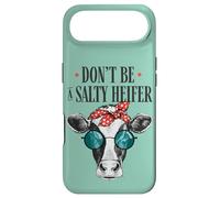 Custodia per iPhone Air Non essere una giovenca salata mucca divertente con occhiali umorismo country