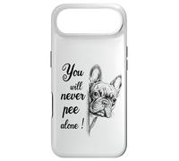 Custodia per iPhone Air Non farai mai pipì da solo Bulldog francese Bagno