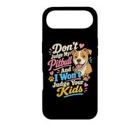 Custodia per iPhone Air Non giudicare il mio amante delle zampe di cane Pitbull