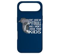 Custodia per iPhone Air Non giudicare il mio Pitbull e non giudicherò i tuoi figli