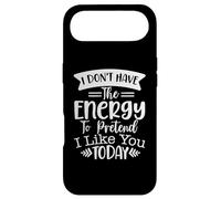 Custodia per iPhone Air Non ho l'energia per fingere che mi piaci oggi