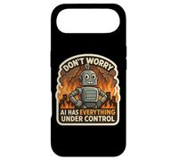 Custodia per iPhone Air Non preoccuparti, l'intelligenza artificiale ha tutto sotto controllo Robot Fire Funny