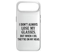 Custodia per iPhone Air Non sempre perdo i miei occhiali divertente invecchiare sarcastico