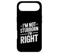 Custodia per iPhone Air Non sono testardo, ho ragione, umorismo sarcastico