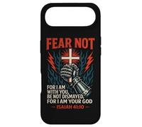Custodia per iPhone Air Non temere Isaia 41:10 Croce Knight Gauntlet Christian Verse