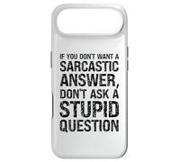 Custodia per iPhone Air Non voglio una risposta sarcastica, non fare una domanda stupida