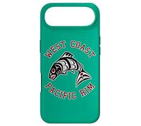 Custodia per iPhone Air Northwest Pacific Coast Rosso Bianca Nero Haida Salmon BC