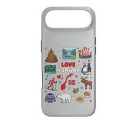 Custodia per iPhone Air Norvegia Heritage Travel Collage con icone culturali nordiche