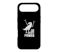 Custodia per iPhone Air Now I Have Infinite Power Funny T-Rex Dinosaur Dino Joke