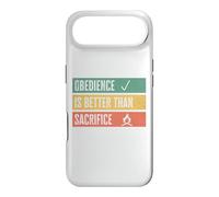 Custodia per iPhone Air Obedience is better than sacrifice Relationship VS Religion