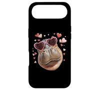 Custodia per iPhone Air Occhiali da sole a forma di cuore di San Valentino ippopotamo ippopotamo