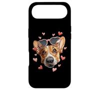 Custodia per iPhone Air Occhiali da sole Corgi Dog San Valentino Cuore
