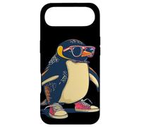 Custodia per iPhone Air Occhiali da sole imperatore pinguino con cool Kicks Costume
