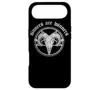 Custodia per iPhone Air Occult Baphomet Tarocchi Card Satanic Devil Sinners are Winners