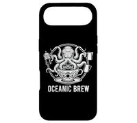 Custodia per iPhone Air Oceanic Brew Octopus Barista Coffee Design con pressa francese