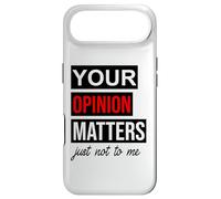 Custodia per iPhone Air Of Course Your Opinion Matters Just Not to Me I Don't Care