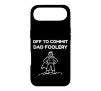 Custodia per iPhone Air Off To Commit Dad Foolery Funny Father's Day Humor Sarcastic