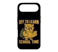 Custodia per iPhone Air Off To Learn School Time Owl Student Reading